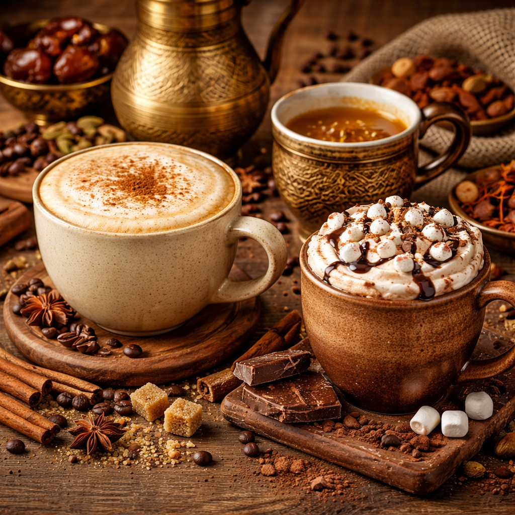 المشروبات الساخنة اللذيذة